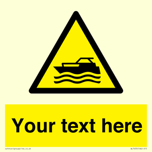 Custom Warning motorised watercraft
